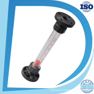 Medidor de fluxo do encanamento da indústria do Rotameter do tubo plástico da água de Lzs Dn15